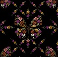 Mariposa de flores